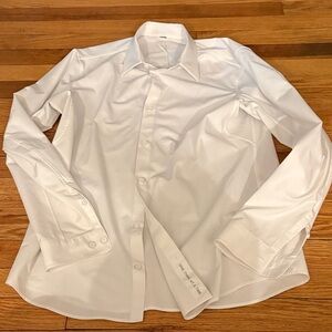 Lululemon slim fit Men's White Dress Shirt